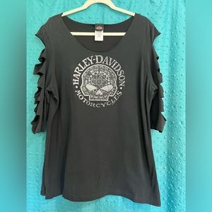 Ladies XXL 3/4 Sleeve Harley Davidson Tee